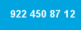 922 450 87 12